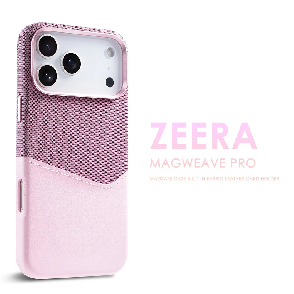 ZEERA MagWeave Pro : MagSafe Case with Built-In Card Holder for iPhone 17 Air, iPhone 17 Pro Max - Image 4