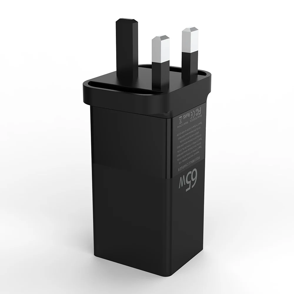 ZEERA 65W Fast Charging PD GaN Wall Charger /Power Adapter for iPhone 14 Pro Max, MacBook Pro,iPad Pro - Image 3