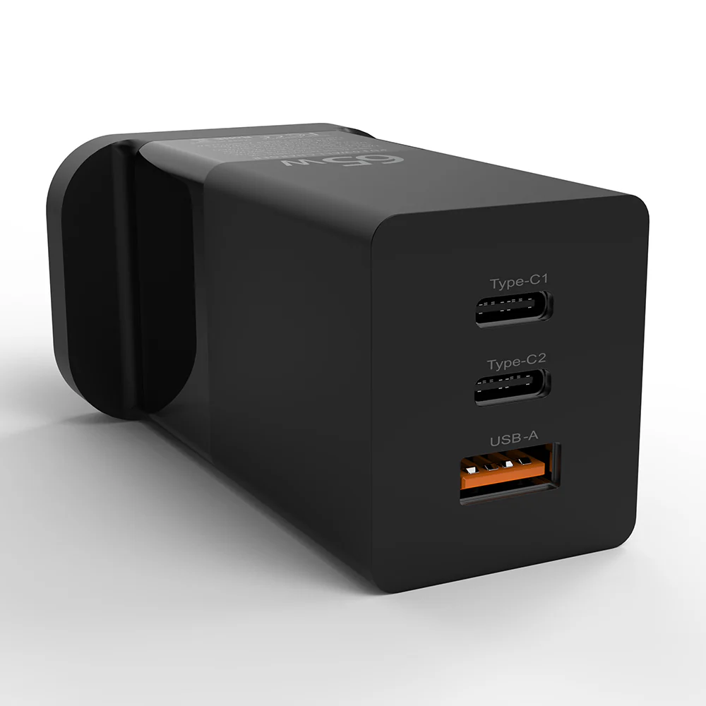 ZEERA 65W Fast Charging PD GaN Wall Charger /Power Adapter for iPhone 14 Pro Max, MacBook Pro,iPad Pro - Image 5